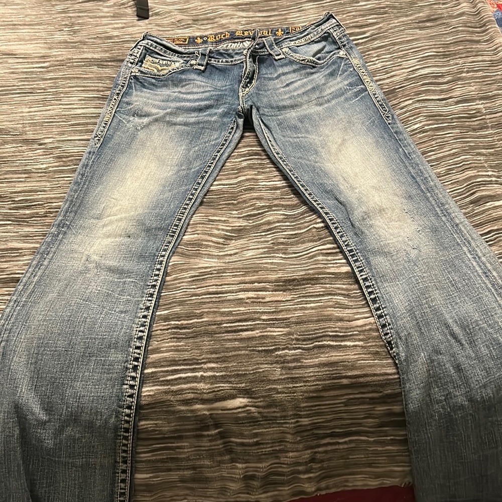 Rick revival size 29 Holly boot in great condition only worn twice. Inseam 33.